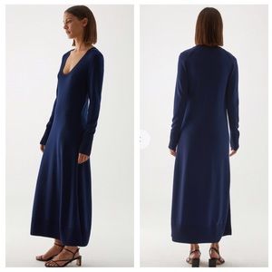 NWT COS A-Line Long Sleeve Maxi Sweater Dress